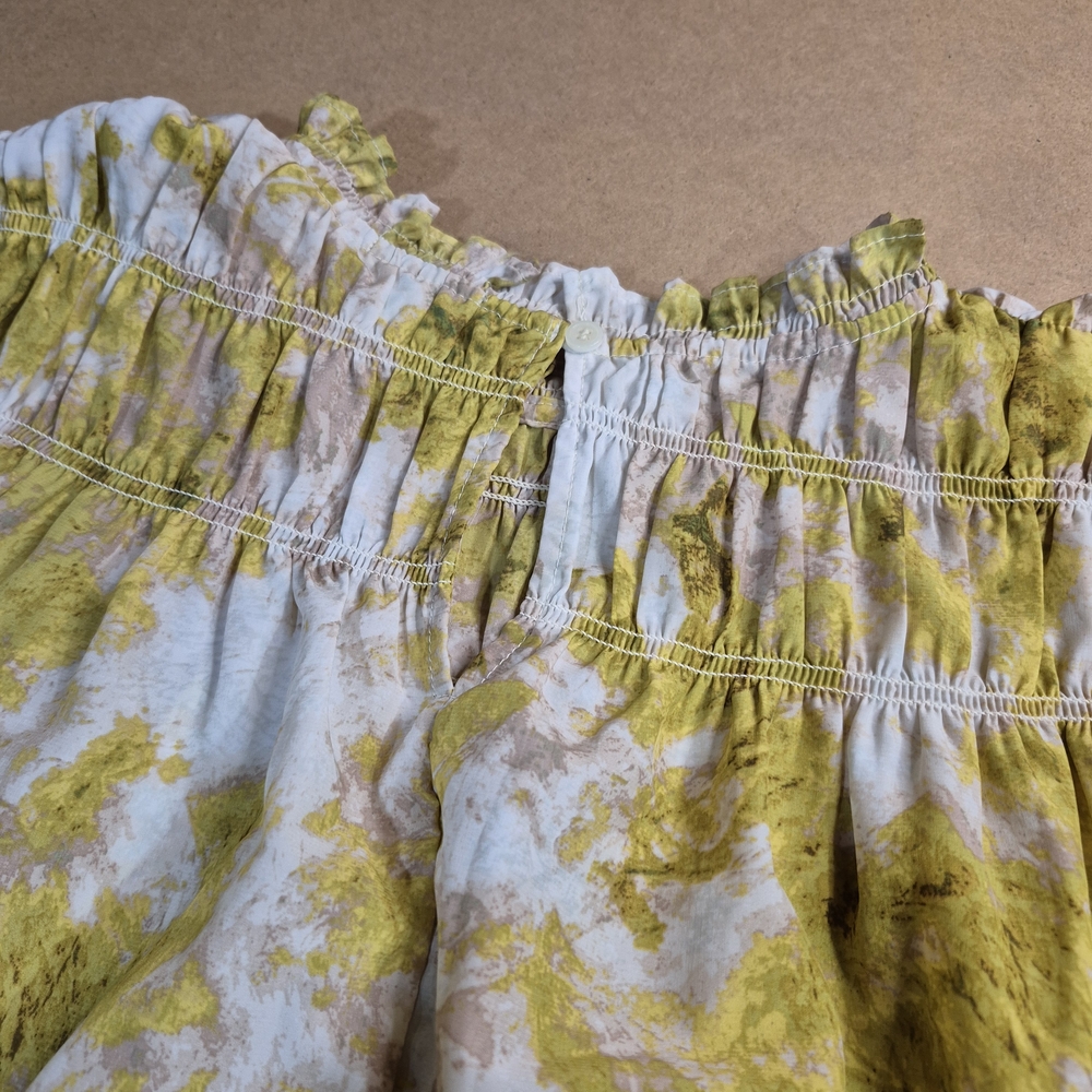 Joie Yellow and Cream Patterned Dress - Picture 7 of 7
